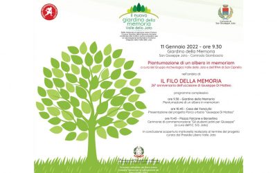 Piantumazione di un albero in memoriam nell’ambito di IL FILO DELLA MEMORIA